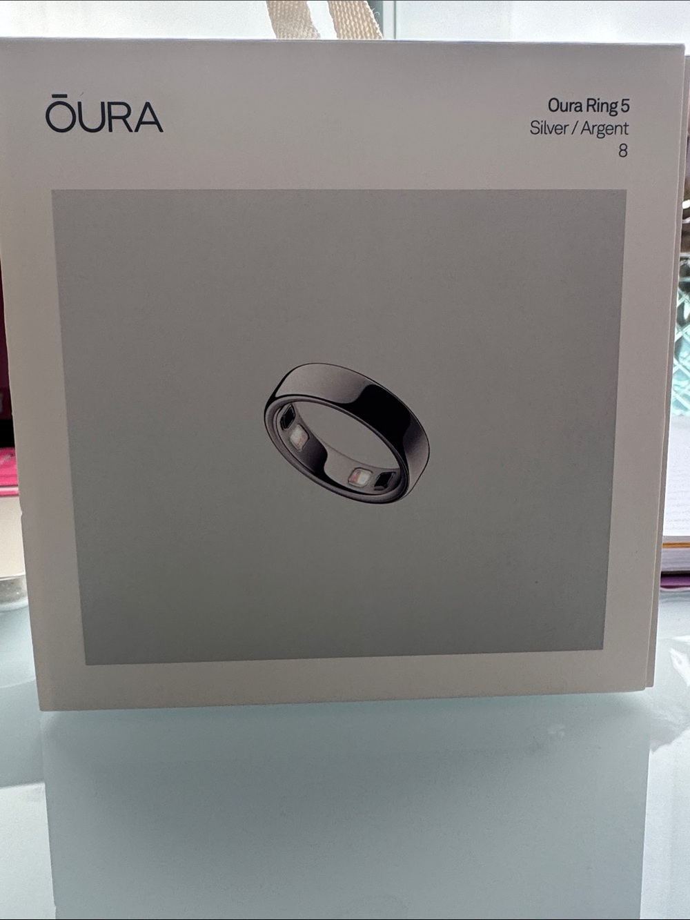 Oura Ring 5 Silver - Sleek Smart Wearable Ring
